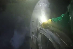 浙江消防水池堵漏现场